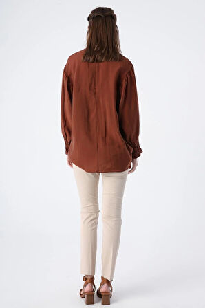 Taş-Pamuklu Ütü İzli Cepli Likralı Dar Paça Pantolon