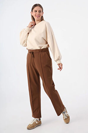 Kahve-Büyük Beden Eşofman Altı