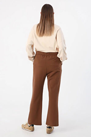 Kahve-Büyük Beden Eşofman Altı