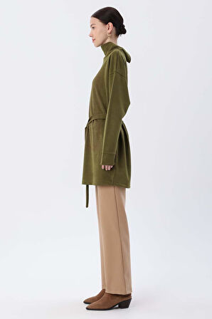 Yeşil-Kuşaklı Balıkçı Yaka Tunik