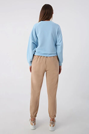 Bej-Jogger Eşofman Altı