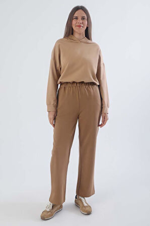 Vizon-Büyük Beden Lastikli Eşofman Altı