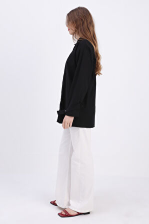 Allday 24Ds51271Al0 Kadın Kalpli Gömlek Tunik