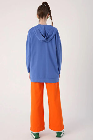 Parlement-Fermuarlı Sweat Hırka