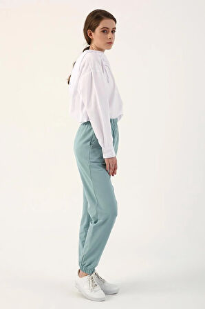 Koyu Mint-Jogger Eşofman Altı