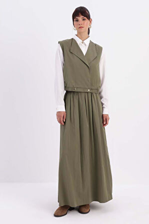 Haki-Yelekli Etekli Takım