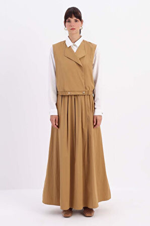 Camel-Yelekli Etekli Takım