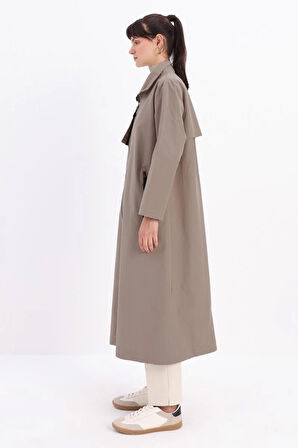 Vizon-RÜZGARLIKLI FERMUARLI TRENÇKOT