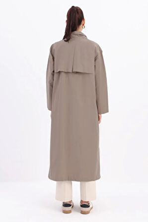 Vizon-RÜZGARLIKLI FERMUARLI TRENÇKOT