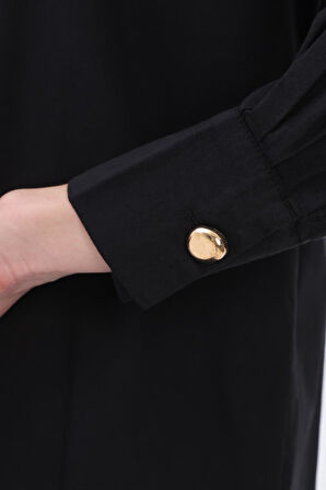 Siyah-Cepli Gömlek Tunik