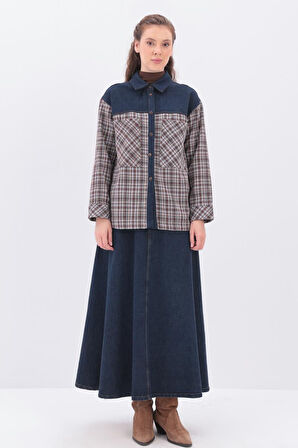 Mint-Turuncu 1-Oduncu Ceket