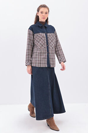 Mint-Turuncu 1-Oduncu Ceket