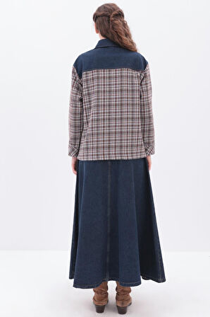 Mint-Turuncu 1-Oduncu Ceket