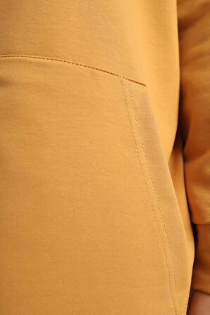 -Fermuarlı Sweat Hırka