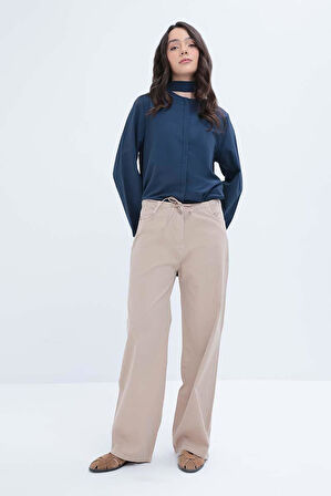 Allday Geniş Paça Gabardin Pantolon S77117A0