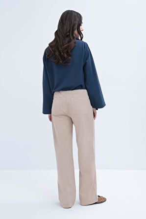 Allday Geniş Paça Gabardin Pantolon S77117A0