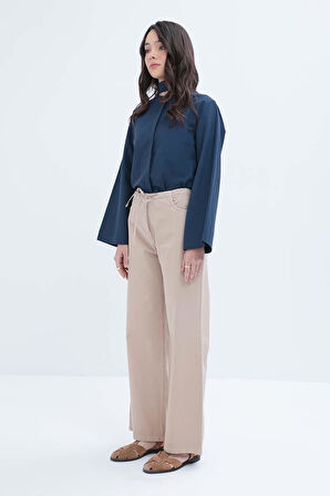 Allday Geniş Paça Gabardin Pantolon S77117A0
