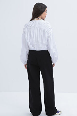 Allday Geniş Paça Gabardin Pantolon S77117A0