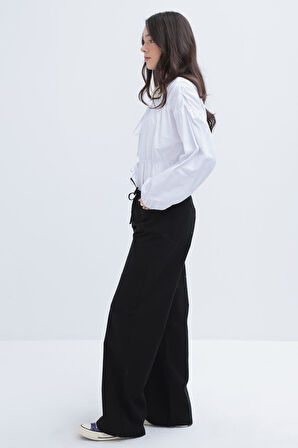 Allday Geniş Paça Gabardin Pantolon S77117A0