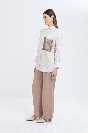 Allday File Garnili Gömlek S51303A0