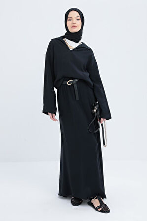 Allday V Yakalı Modal Etekli Takım S32037A0