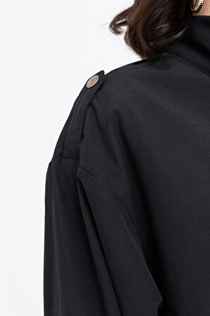 Allday Cepli Rügarlıklı Kadın Trençkot B87029A0