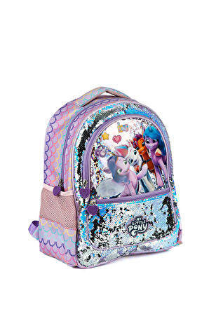 Pembe  Sırt Çantası MY LITTLE PONNY BESTIES OKUL ÇANTASI,MATARA VE BESLENME KABI
