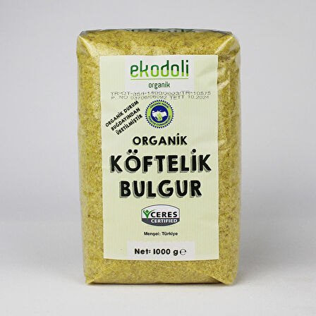 ORGANİK KÖFTELİK BULGUR 1000 GR