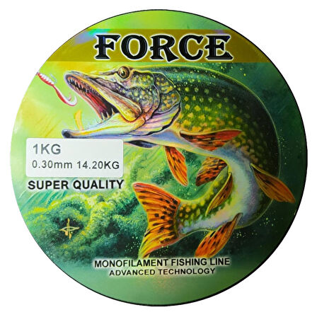 Effe Force 10000m 0.30mm Bobin Misina Çekeri 14.20kg Beyaz