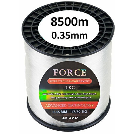 Effe Force 8500m 0.35mm Bobin Misina Çekeri 17.70kg Beyaz