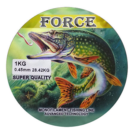 Effe Force 5700m 0.45mm Bobin Misina Çekeri 28.33kg Beyaz