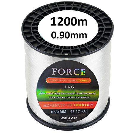 Effe Force 1200m 0.90mm Bobin Misina Çekeri 47.17kg Beyaz