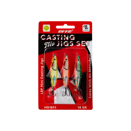Effe HG1893 Lrf Mini Casting Trio Jigs Seti - 10 GR