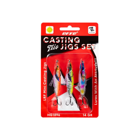 Effe HG1896 Lrf Mini Casting Trio Jigs Seti - 8 GR