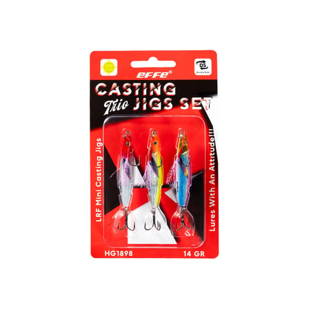 Effe HG1898 Lrf Mini Casting Trio Jigs Seti - 8 GR