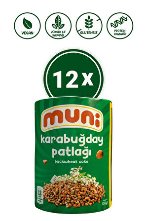 Glutensiz Karabuğday Patlağı 12'li