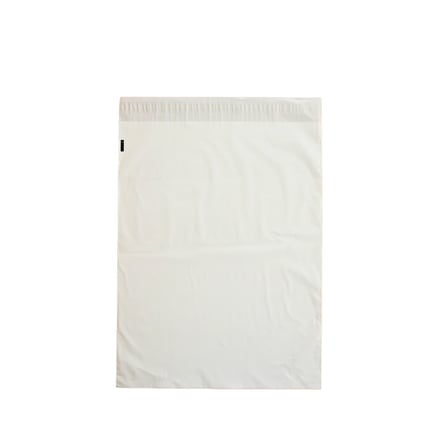 Beyaz Kargo Poşeti 35×45+5 cm - Cepli (100'lü Paket)