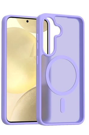 Fuchsia Samsung Galaxy A17 5G ile Uyumlu Jota Kablosuz Şarj Özellikli Kapak - Lila