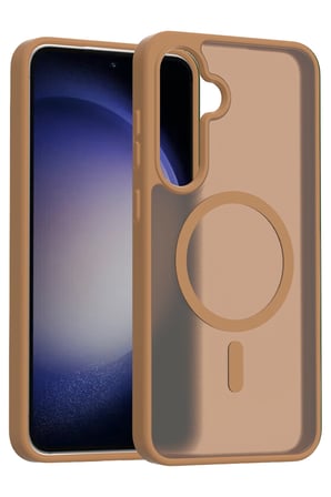 Fuchsia Samsung Galaxy A17 5G ile Uyumlu Jota Kablosuz Şarj Özellikli Kapak - Çöl Titanyum