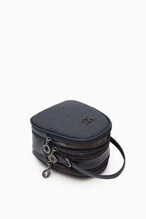 Levidor Lacivert Mini Bucket Çanta