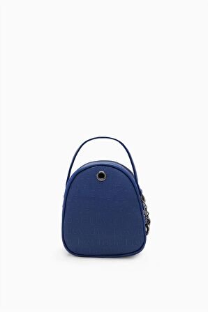 Levidor Saks Mavisi Mini Bucket Çanta