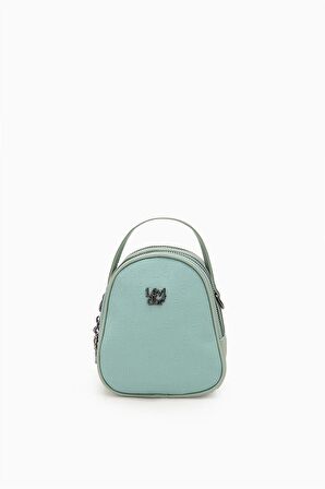 Levidor Su Yeşili Mini Bucket Çanta