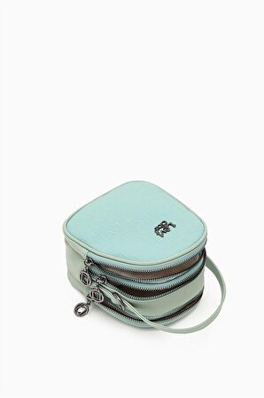 Levidor Su Yeşili Mini Bucket Çanta
