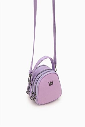 Levidor Lila Mini Bucket Çanta