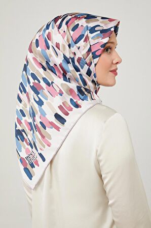 Levidor Lila Brush Desen Trend Twil Eşarp