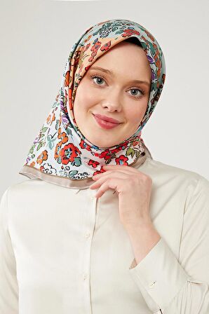 Levidor Lila Mine Çiçeği Trennd Twill Eşarp