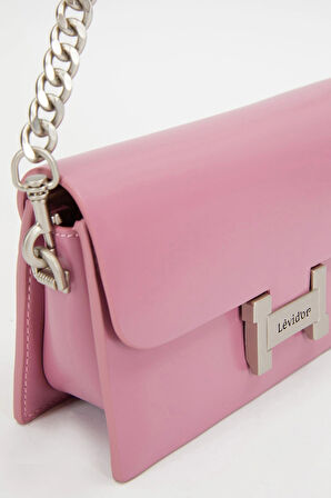 Pembe Çift Askılı Omuz Çantası