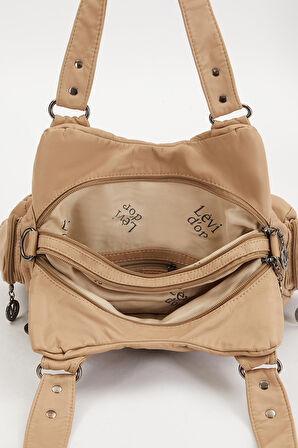 Vizon Örgü Detaylı Omuz Çantası 930272