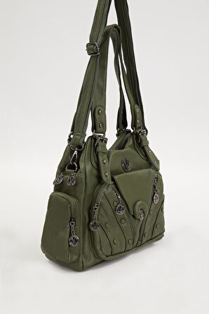 Yeşil Kemer Askılı Omuz Çantası