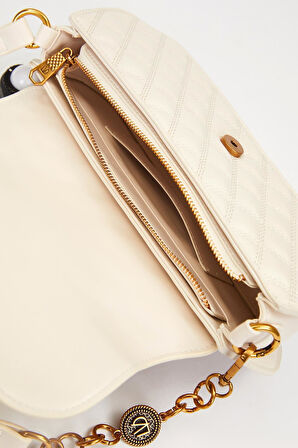 Levidor 930290 Kadın Yelpaze Kilit Detaylı El & Omuz Çantası